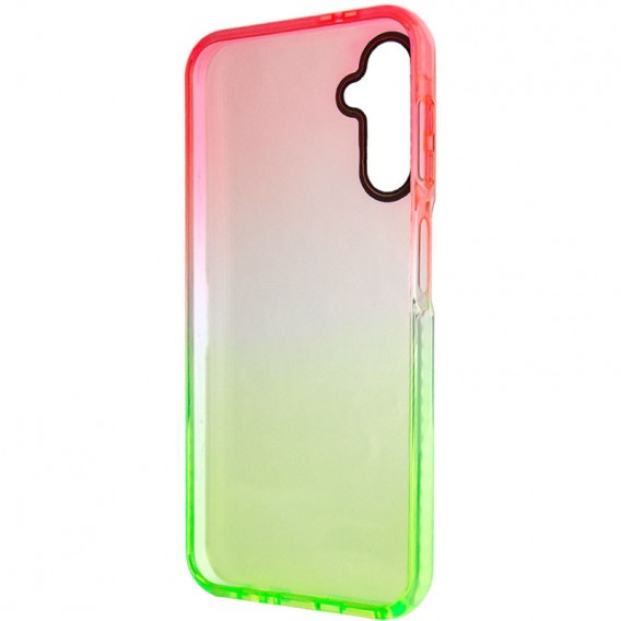 Чохол TPU+PC Sunny Gradient для Samsung Galaxy A54 5G, Рожевий / Салатовий
