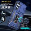 Ударопрочный чехол Camshield Army Ring для Samsung Galaxy A34 5G, Синий / Navy
