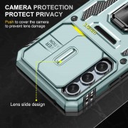 Ударопрочный чехол Camshield Army Ring для Samsung Galaxy A54 5G, Зеленый / Light Green