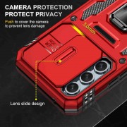 Ударопрочный чехол Camshield Army Ring для Samsung Galaxy A54 5G, Красный / Red