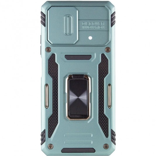Ударостійкий чохол Camshield Army Ring для Xiaomi Poco X5 5G / Note 12 5G Зелений / Light Green - зображення 1 