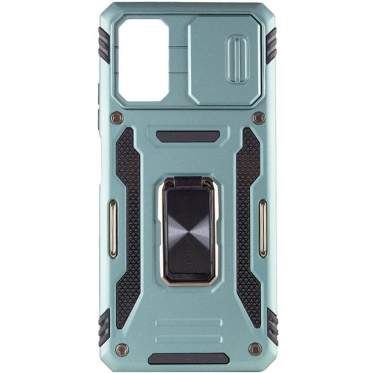 Ударостійкий чохол Camshield Army Ring для Xiaomi Poco X5 5G / Note 12 5G Зелений / Light Green - зображення 2 