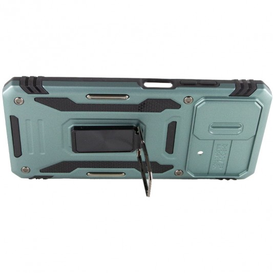 Ударостійкий чохол Camshield Army Ring для Xiaomi Poco X5 5G / Note 12 5G Зелений / Light Green - зображення 4 