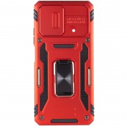 Протиударний чохол Camshield Army Ring для Xiaomi Poco X5 5G / Note 12 5G, Червоний / Red