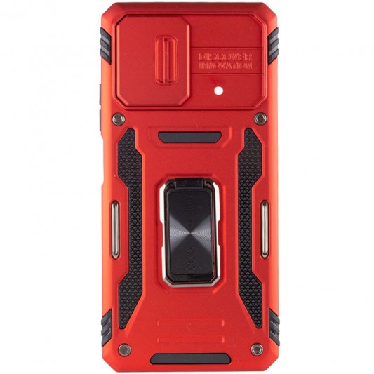 Ударостійкий чохол Camshield Army Ring для Xiaomi Poco X5 5G / Note 12 5G Червоний / Red - зображення 1 
