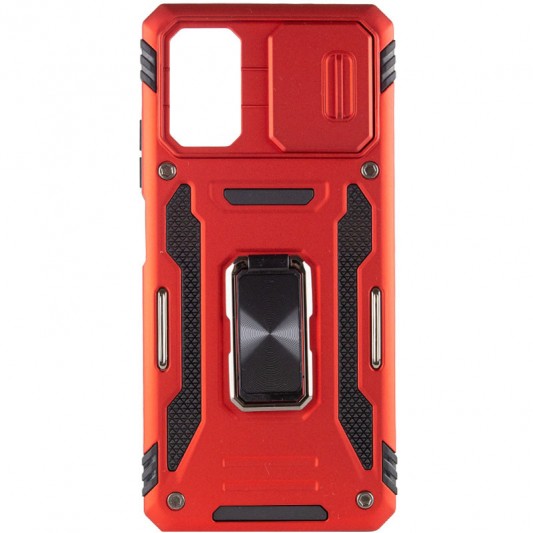 Ударостійкий чохол Camshield Army Ring для Xiaomi Poco X5 5G / Note 12 5G Червоний / Red - зображення 2 