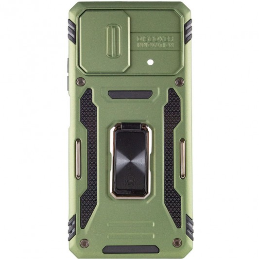 Ударостійкий чохол Camshield Army Ring для Xiaomi Poco X5 5G / Note 12 5G Оливковий / Army Green - зображення 1 
