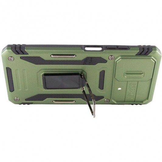 Ударостійкий чохол Camshield Army Ring для Xiaomi Poco X5 5G / Note 12 5G Оливковий / Army Green - зображення 4 