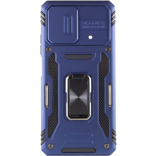 Ударопрочный чехол Camshield Army Ring для Xiaomi Poco X5 5G / Note 12 5G Синий / Navy - изображение 1