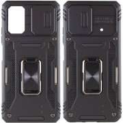 Ударостійкий чохол Camshield Army Ring для Xiaomi Poco X5 5G / Note 12 5G Чорний / Black