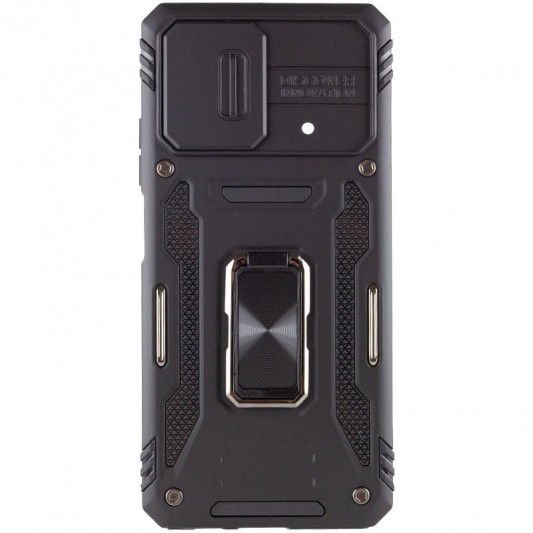 Ударостійкий чохол Camshield Army Ring для Xiaomi Poco X5 5G / Note 12 5G Чорний / Black - зображення 1 