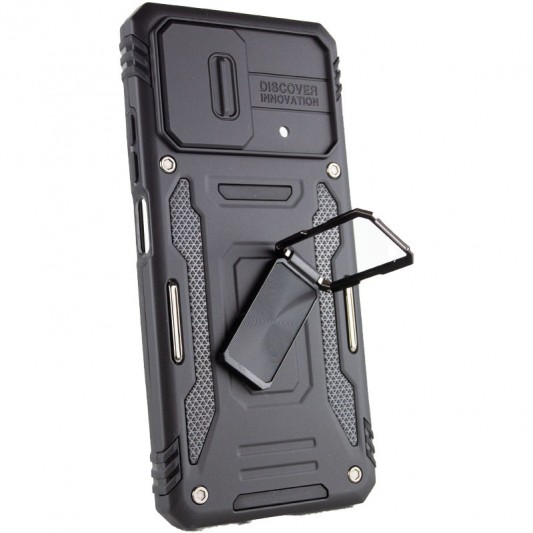 Ударостійкий чохол Camshield Army Ring для Xiaomi Poco X5 5G / Note 12 5G Чорний / Black - зображення 3 
