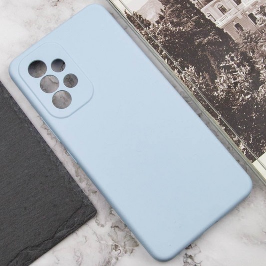 Чехол Silicone Cover Lakshmi Full Camera (AAA) для Samsung Galaxy A33 5G Голубой / Sweet Blue - изображение 4