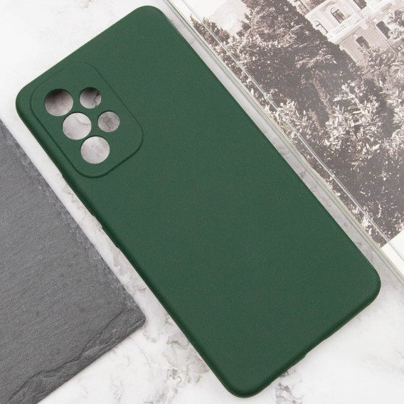 Чохол Silicone Cover Lakshmi Full Camera (AAA) для Samsung Galaxy A33 5G, Зелений / Cyprus Green