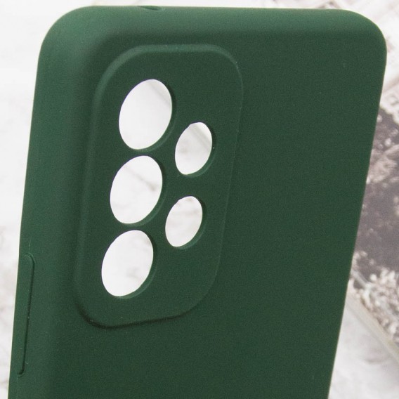 Чохол Silicone Cover Lakshmi Full Camera (AAA) для Samsung Galaxy A33 5G, Зелений / Cyprus Green
