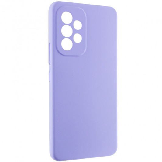 Чехол Silicone Cover Lakshmi Full Camera (AAA) для Samsung Galaxy A33 5G Сиреневый / Dasheen - изображение 1