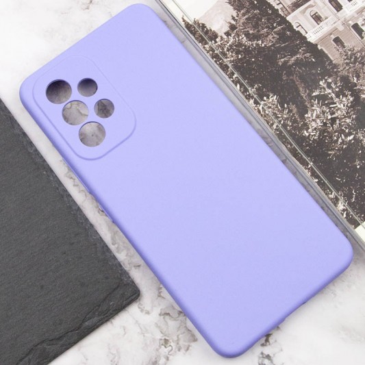 Чехол Silicone Cover Lakshmi Full Camera (AAA) для Samsung Galaxy A33 5G Сиреневый / Dasheen - изображение 4