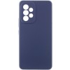 Чехол Silicone Cover Lakshmi Full Camera (AAA) для Samsung Galaxy A33 5G, Темно-синий / Midnight blue