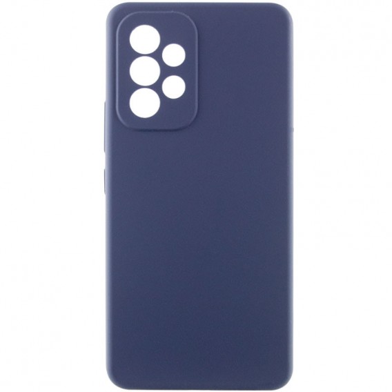 Чохол Silicone Cover Lakshmi Full Camera (AAA) Samsung Galaxy A33 5G, Темно-синій / Midnight blue