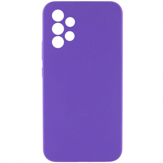 Чохол Silicone Cover Lakshmi Full Camera (AAA) для Samsung Galaxy A33 5G, Фіолетовий / Amethyst