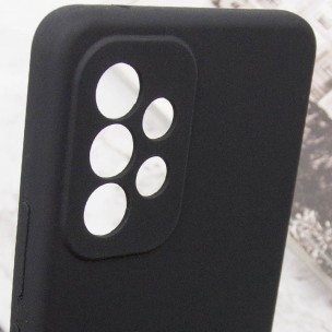 Чехол Silicone Cover Lakshmi Full Camera (AAA) для Samsung Galaxy A33 5G Черный / Black