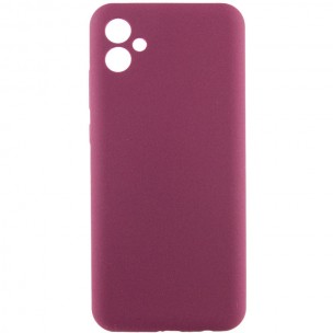 Чехол Silicone Cover Lakshmi Full Camera (AAA) для Samsung Galaxy A04e Бордовый / Plum