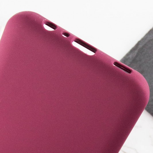 Чехол Silicone Cover Lakshmi Full Camera (AAA) для Samsung Galaxy A04e Бордовый / Plum - изображение 6