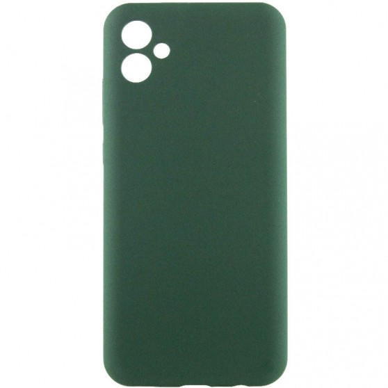 Чехол Silicone Cover Lakshmi Full Camera (AAA) для Samsung Galaxy A04e Зеленый / Cyprus Green