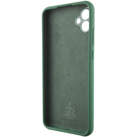 Чохол Silicone Cover Lakshmi Full Camera (AAA) для Samsung Galaxy A04e Зелений / Cyprus Green - зображення 3 