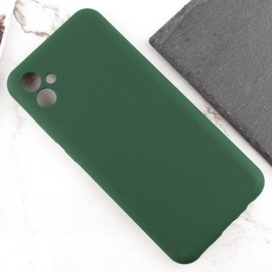 Чохол Silicone Cover Lakshmi Full Camera (AAA) для Samsung Galaxy A04e Зелений / Cyprus Green - зображення 4 