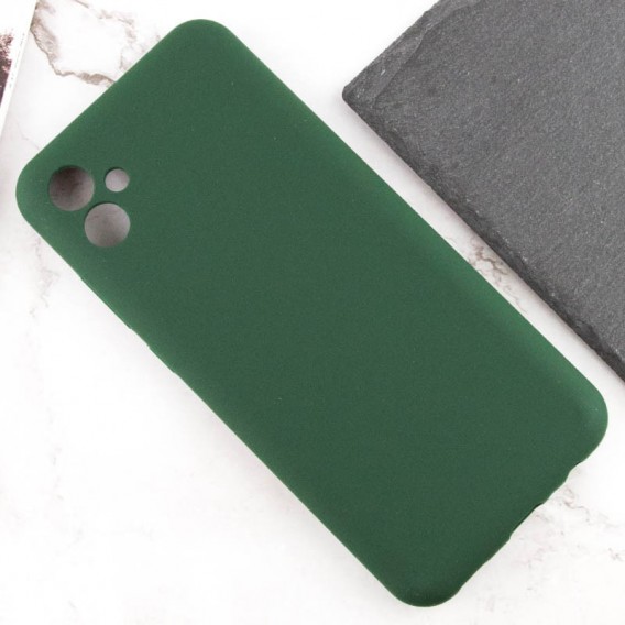 Чохол Silicone Cover Lakshmi Full Camera (AAA) для Samsung Galaxy A04e, Зелений / Cyprus Green