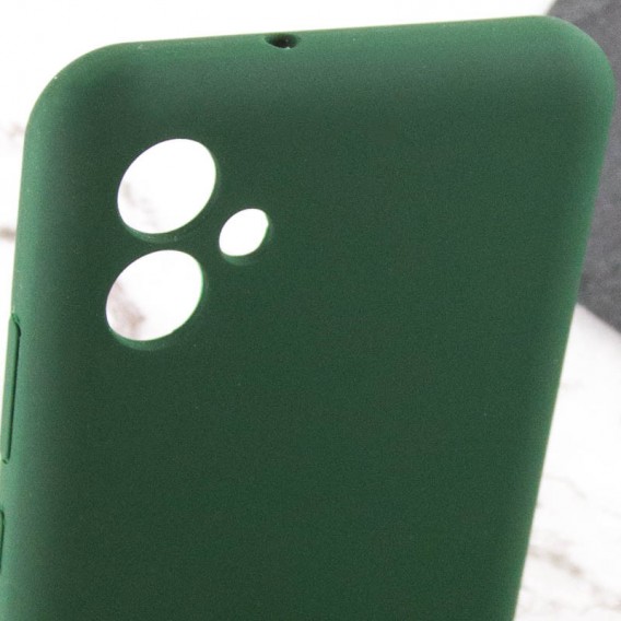 Чохол Silicone Cover Lakshmi Full Camera (AAA) для Samsung Galaxy A04e, Зелений / Cyprus Green