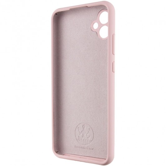 Чехол Silicone Cover Lakshmi Full Camera (AAA) для Samsung Galaxy A04e Розовый / Pink Sand - изображение 3
