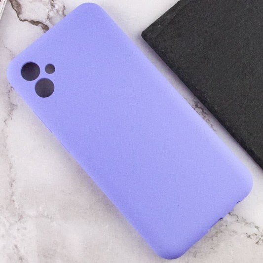 Чохол Silicone Cover Lakshmi Full Camera (AAA) для Samsung Galaxy A04e Бузковий / Dasheen - зображення 4 