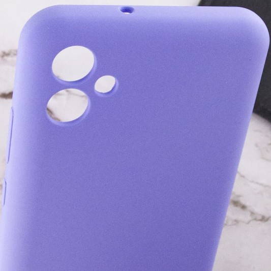 Чохол Silicone Cover Lakshmi Full Camera (AAA) для Samsung Galaxy A04e Бузковий / Dasheen - зображення 5 
