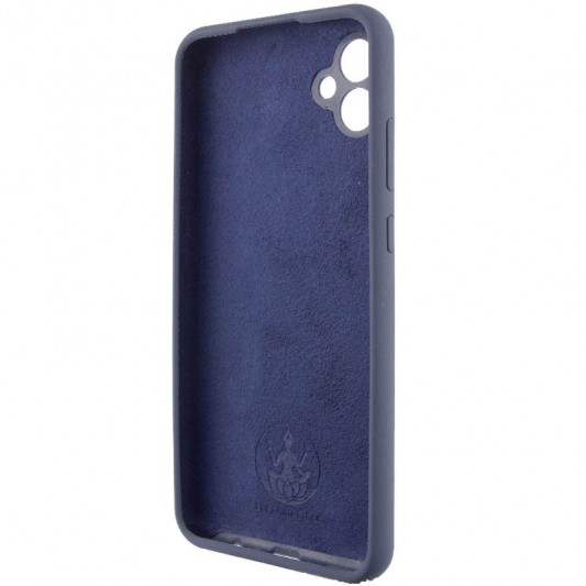 Чехол Silicone Cover Lakshmi Full Camera (AAA) для Samsung Galaxy A04e Темно-синий / Midnight blue - изображение 3