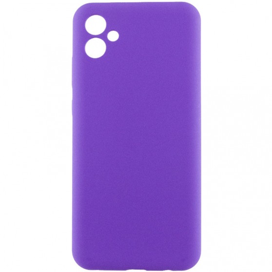 Чехол Silicone Cover Lakshmi Full Camera (AAA) для Samsung Galaxy A04e Фиолетовый / Amethyst