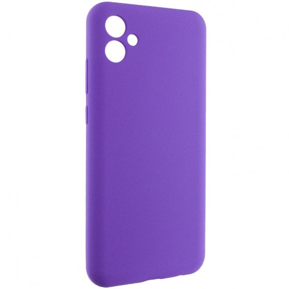 Чехол Silicone Cover Lakshmi Full Camera (AAA) для Samsung Galaxy A04e, Фиолетовый / Amethyst