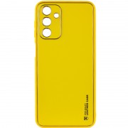 Кожаный чехол Xshield для Samsung Galaxy A34 5G Желтый / Yellow