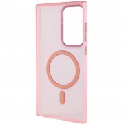 Чехол TPU Lyon frosted with MagSafe для Samsung Galaxy S22 Ultra, Pink