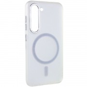 Чохол TPU Lyon frosted with MagSafe для Samsung Galaxy S23 White