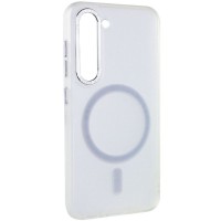 Чехол TPU Lyon frosted with MagSafe для Samsung Galaxy S23 White