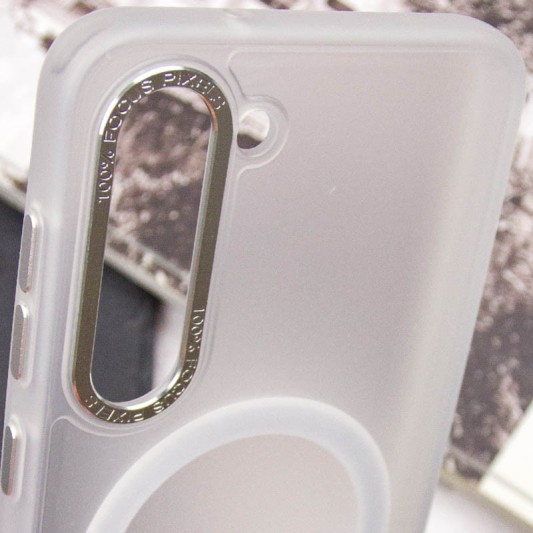 Чохол TPU Lyon frosted with MagSafe для Samsung Galaxy S23 White - зображення 5 