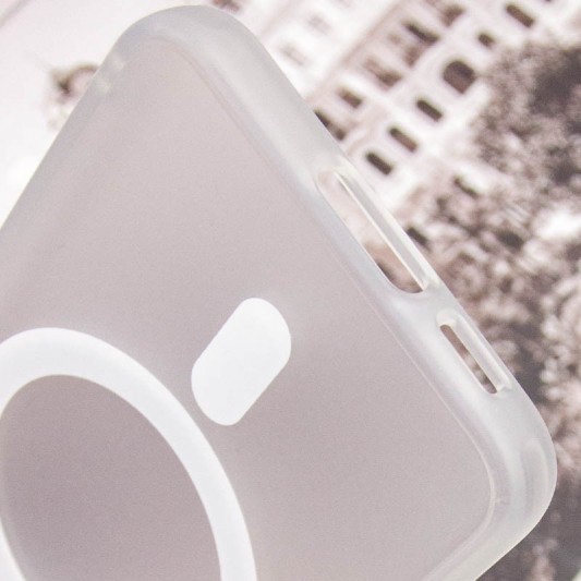 Чохол TPU Lyon frosted with MagSafe для Samsung Galaxy S23 White - зображення 6 