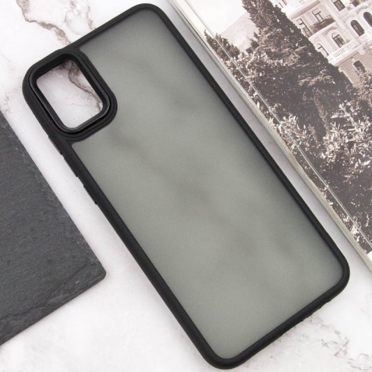 Чехол TPU+PC Lyon Frosted для Samsung Galaxy A04e Black - изображение 3