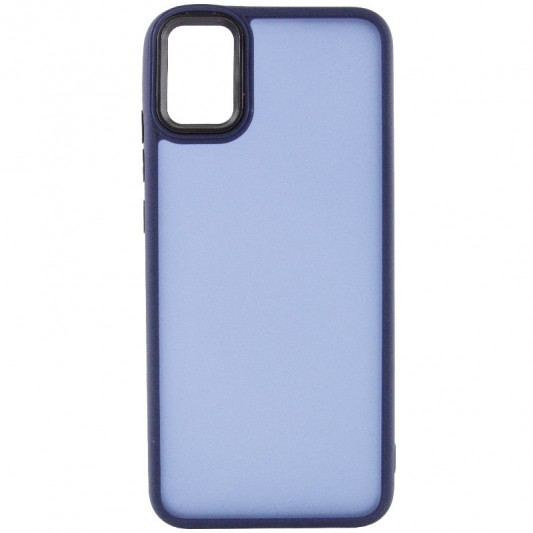 Чохол TPU+PC Lyon Frosted для Samsung Galaxy A04e Navy Blue - зображення 1 