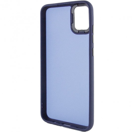 Чохол TPU+PC Lyon Frosted для Samsung Galaxy A04e Navy Blue - зображення 2 