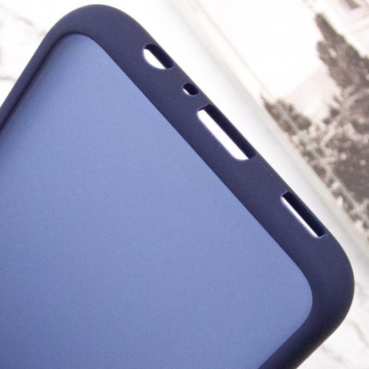 Чохол TPU+PC Lyon Frosted для Samsung Galaxy A04e Navy Blue - зображення 5 