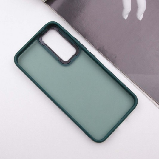 Чехол TPU+PC Lyon Frosted для Samsung Galaxy A34 5G Green - изображение 2