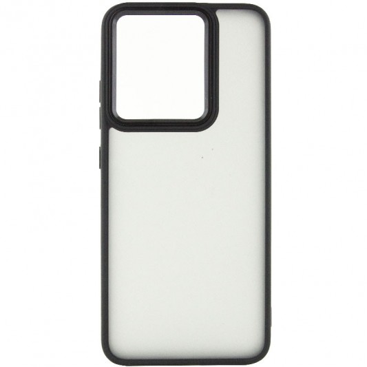 Чехол TPU+PC Lyon Frosted для Xiaomi Redmi 12C Black - изображение 1